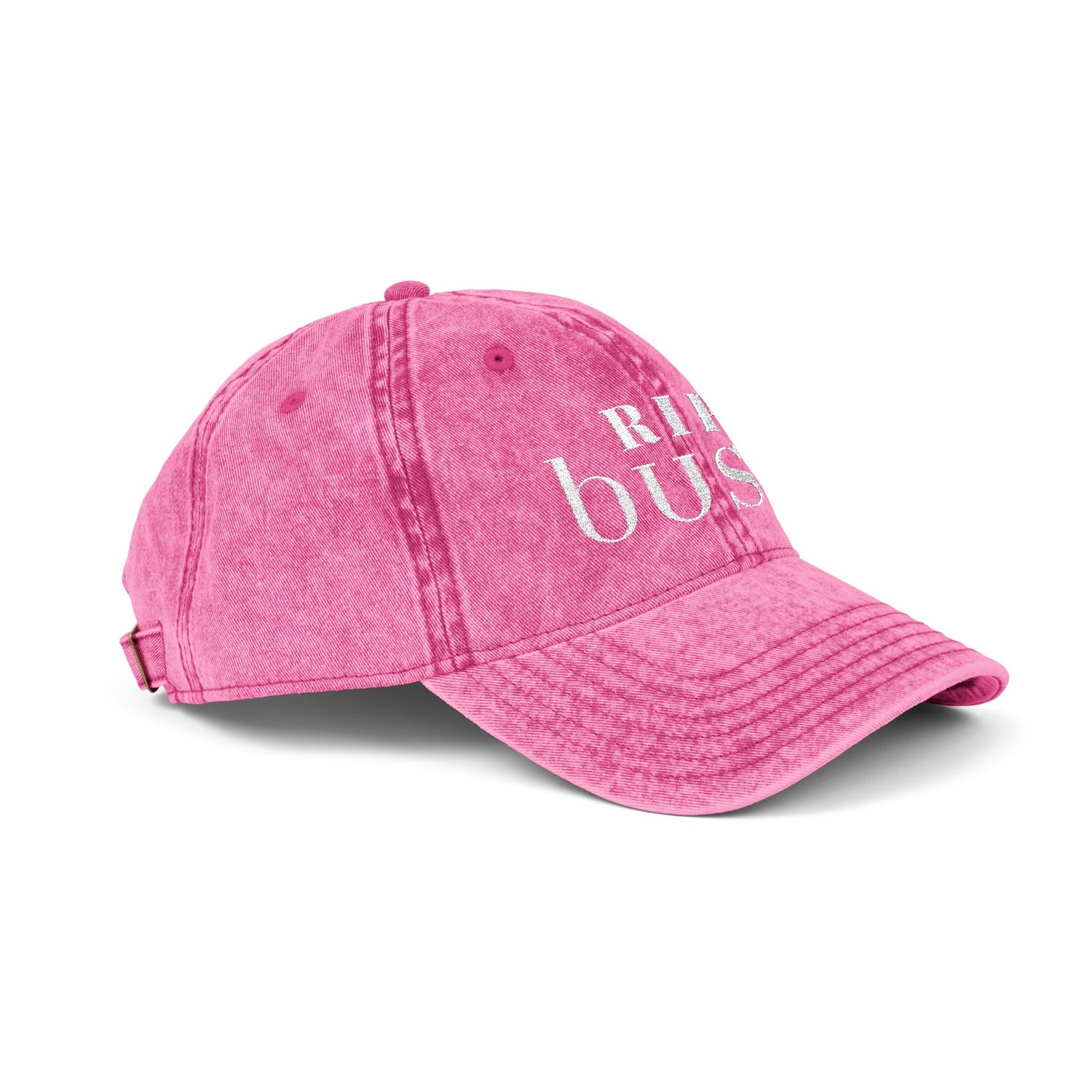 RIP Bush Embroidered Vintage Cap — Waxing Esthetician Memorial Hat