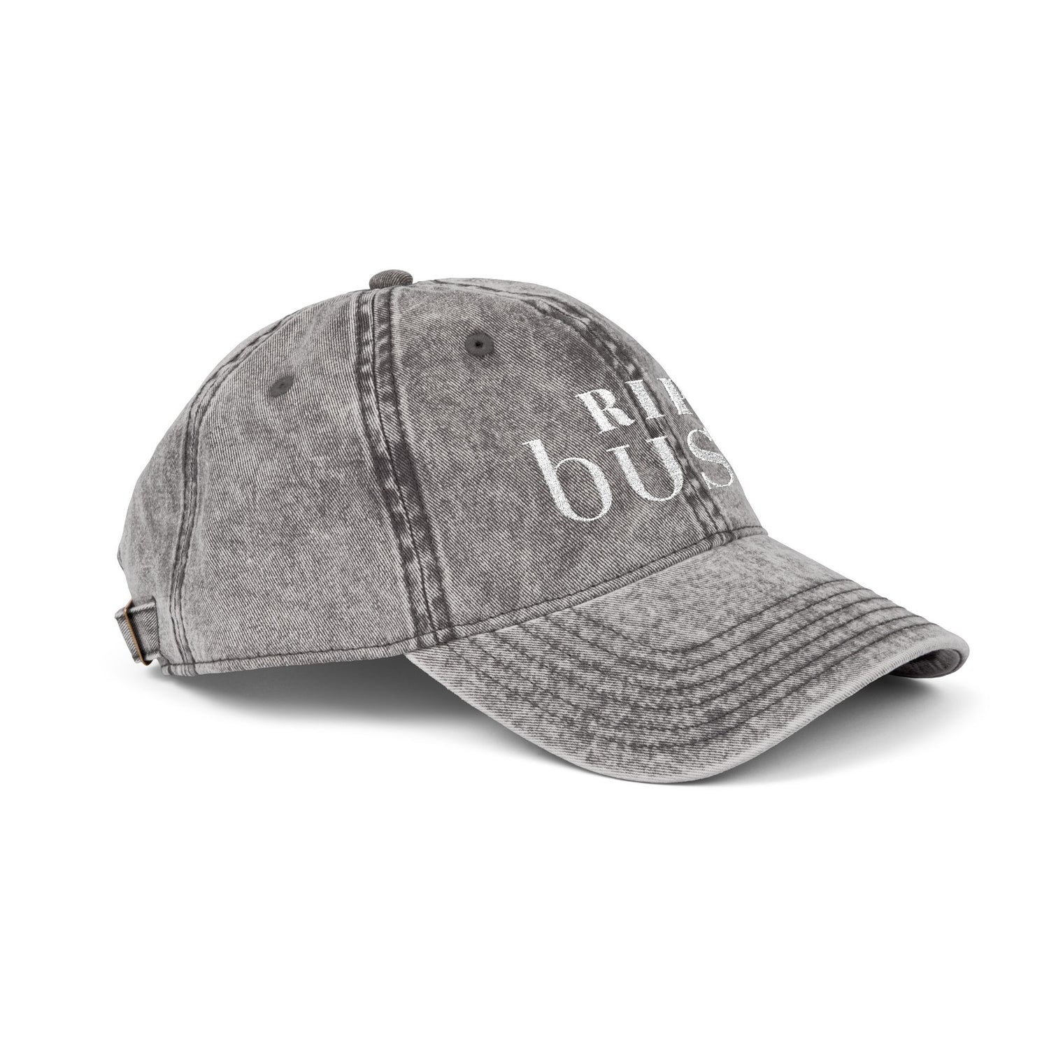RIP Bush Embroidered Vintage Cap — Waxing Esthetician Memorial Hat