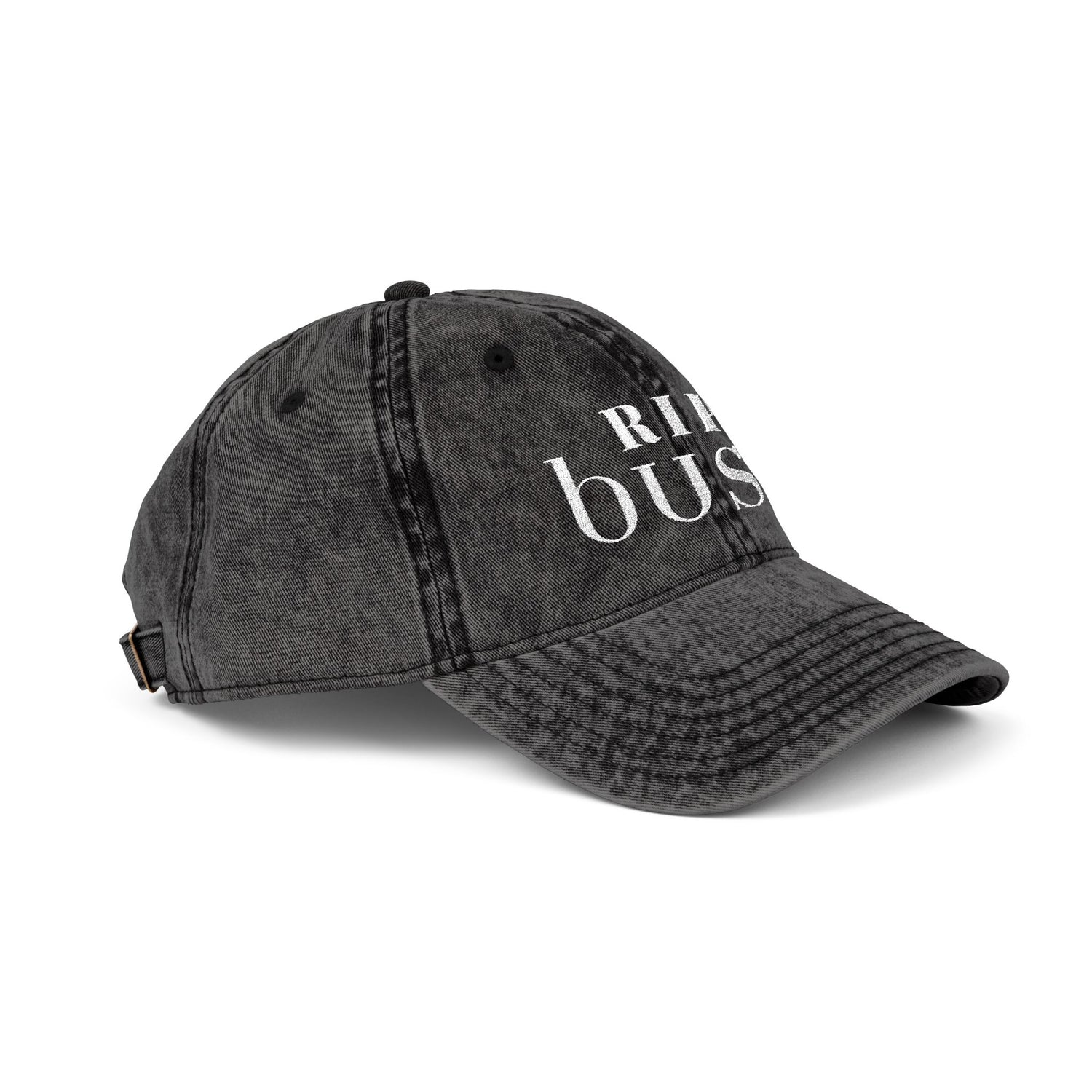 RIP Bush Embroidered Vintage Cap — Waxing Esthetician Memorial Hat
