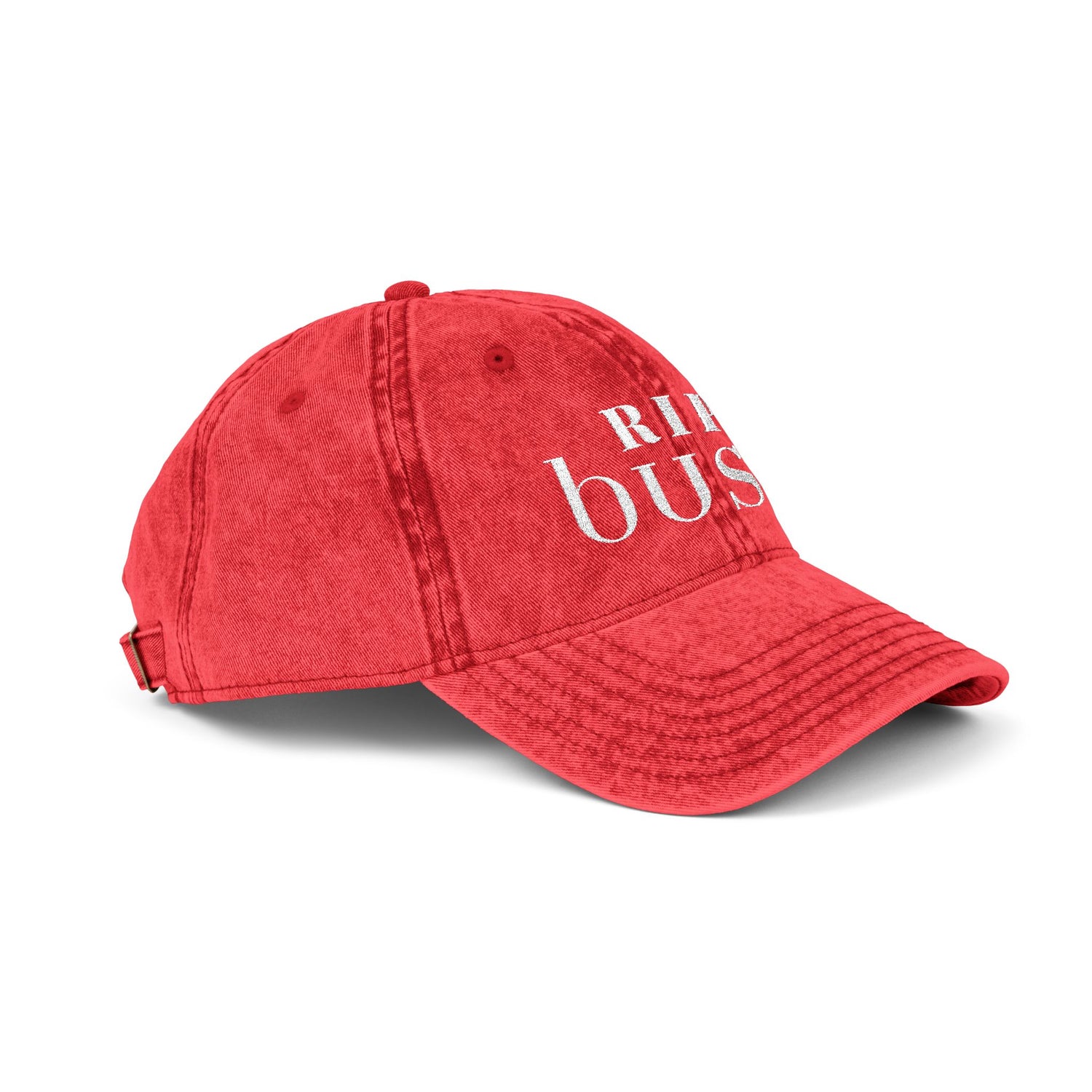 RIP Bush Embroidered Vintage Cap — Waxing Esthetician Memorial Hat