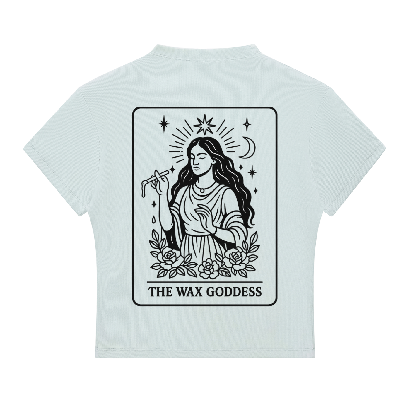 Crop top, Wax Goddess, waxing, esthetician clothes