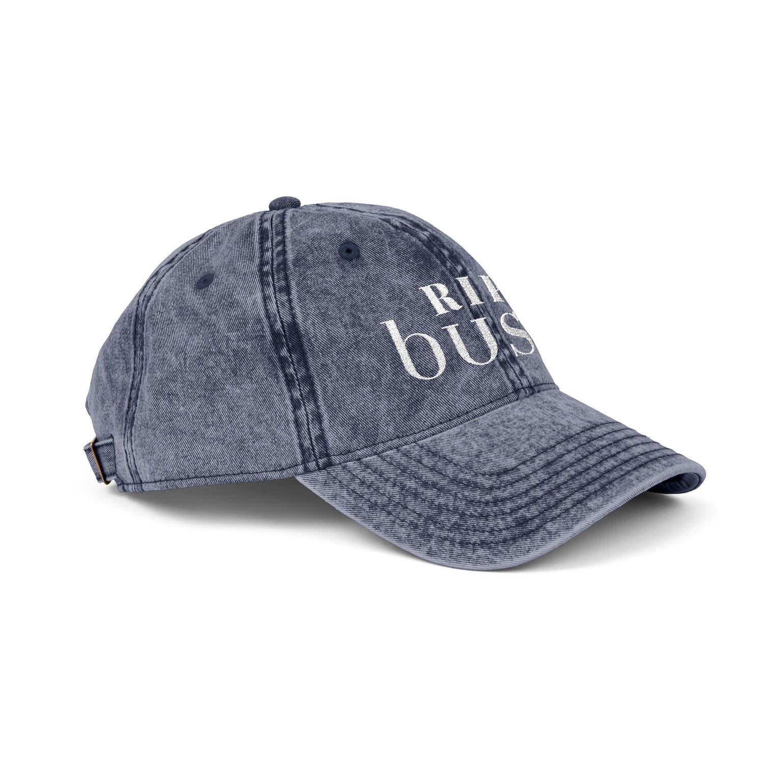 RIP Bush Embroidered Vintage Cap — Waxing Esthetician Memorial Hat