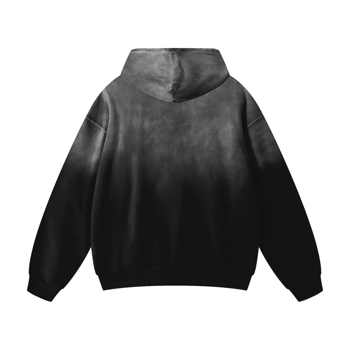 Black hoodie on a white background