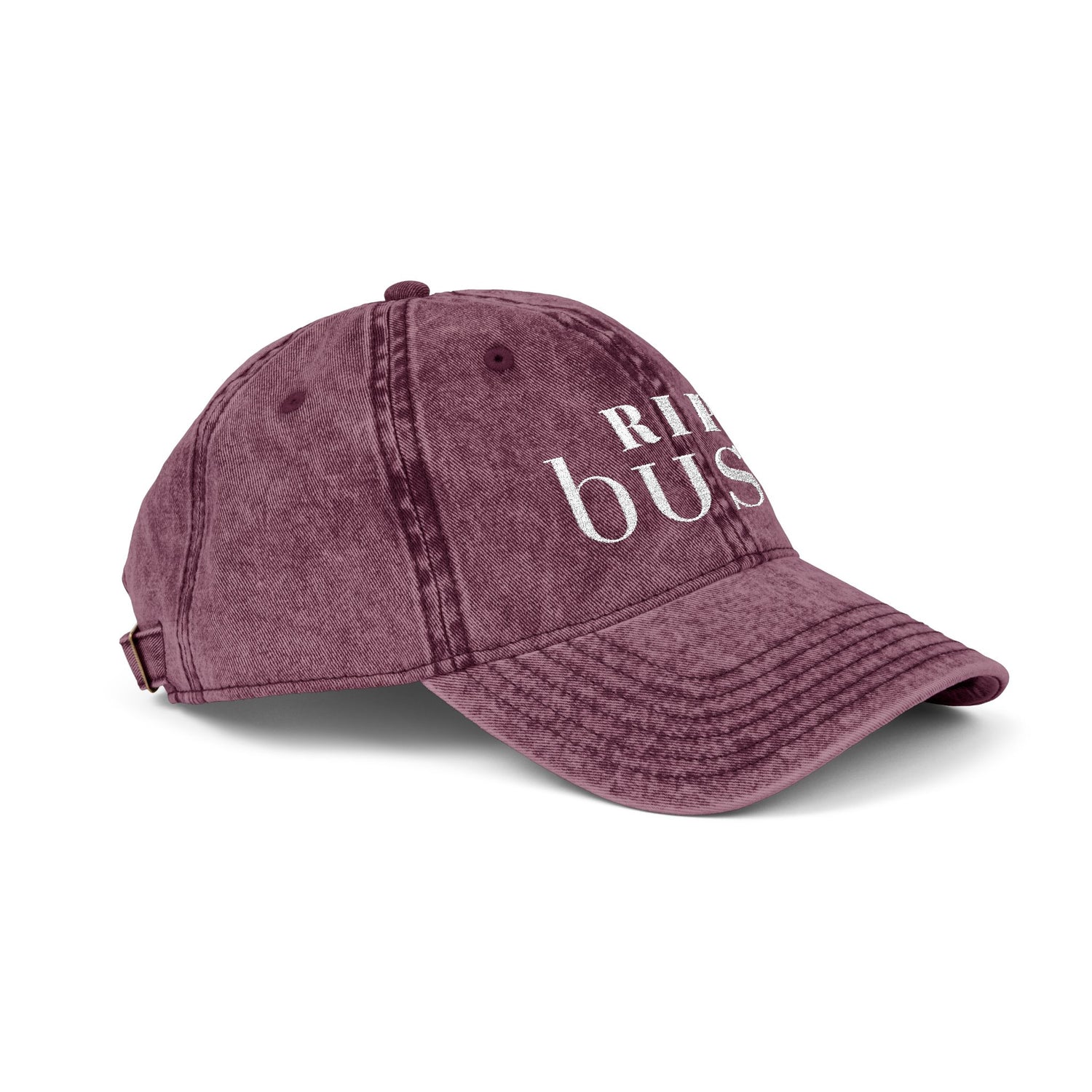 RIP Bush Embroidered Vintage Cap — Waxing Esthetician Memorial Hat
