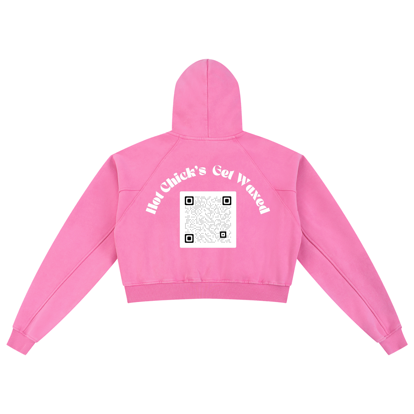 Custom Crop Sweaters - Hot Chicks Get Waxed