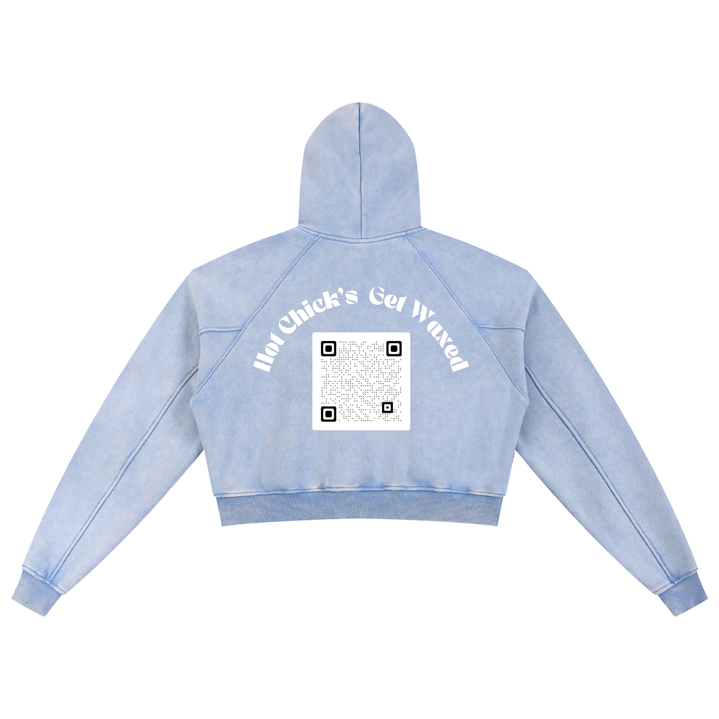 Custom Crop Sweaters - Hot Chicks Get Waxed