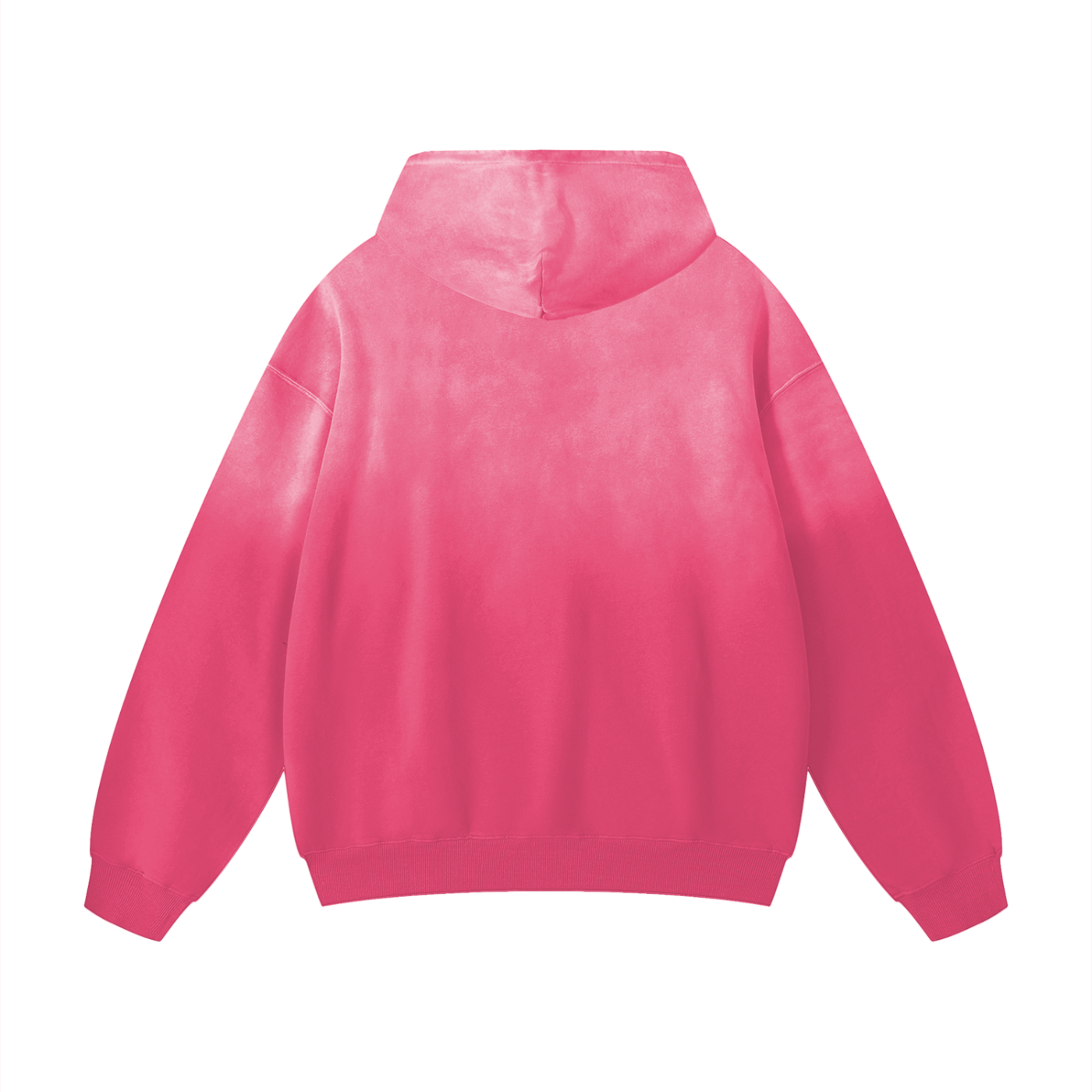 Pink hoodie on a white background